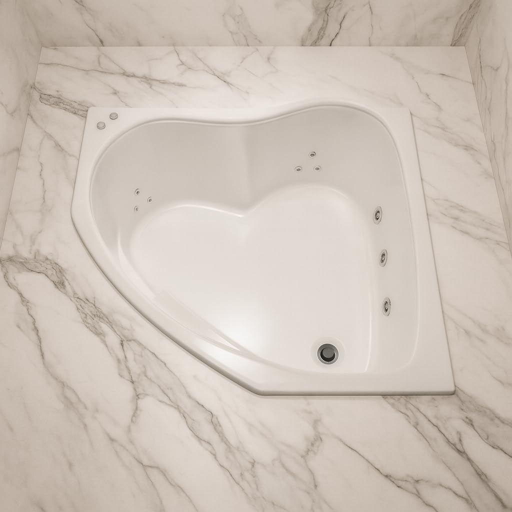 Carver Tubs - SKC5555 - Modern Acrylic Fiberglass Whirlpool Tub